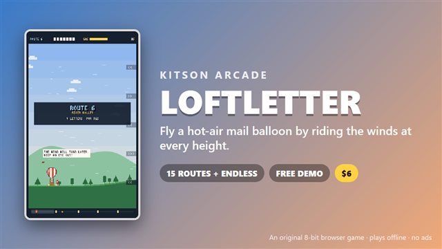 Kitson Loftletter: cover with gameplay