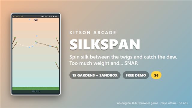 Kitson Silkspan: cover with gameplay